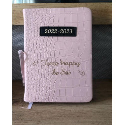 Agenda Rose Personnalisé