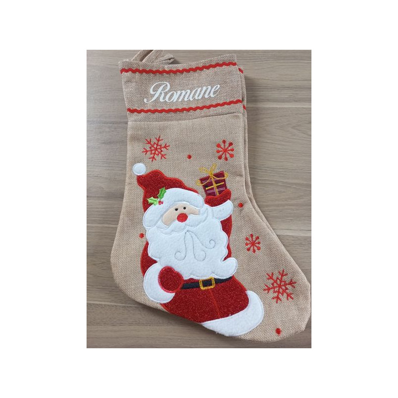 Chaussettes Noël Pere Noël  Personnalisée