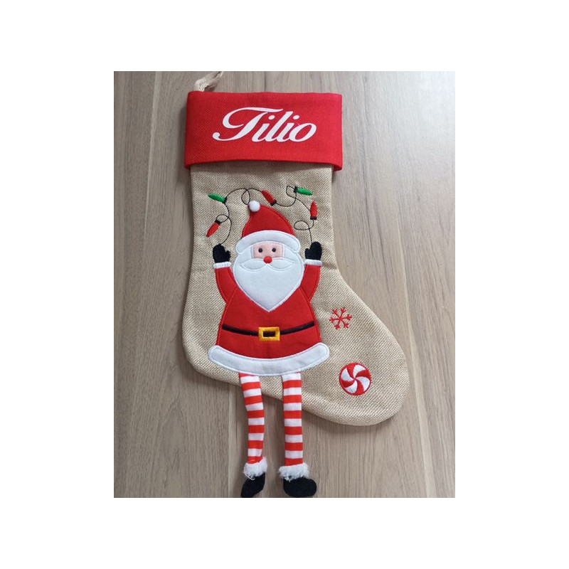 Chaussettes Noël Pére Noël  Personnalisée 2