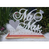 Mr Mrs Mariage Bois Personnalisée