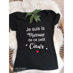 Tee shirt en flocage