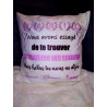 Coussin 40x40 personnalisé