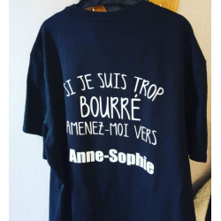 Tee shirt en flocage