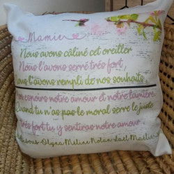 Coussin 40x40 personnalisé